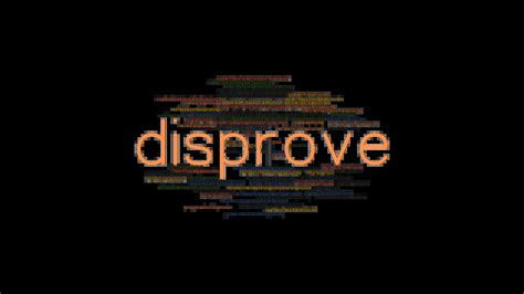 disprove synonym|Past Tense of Disprove .